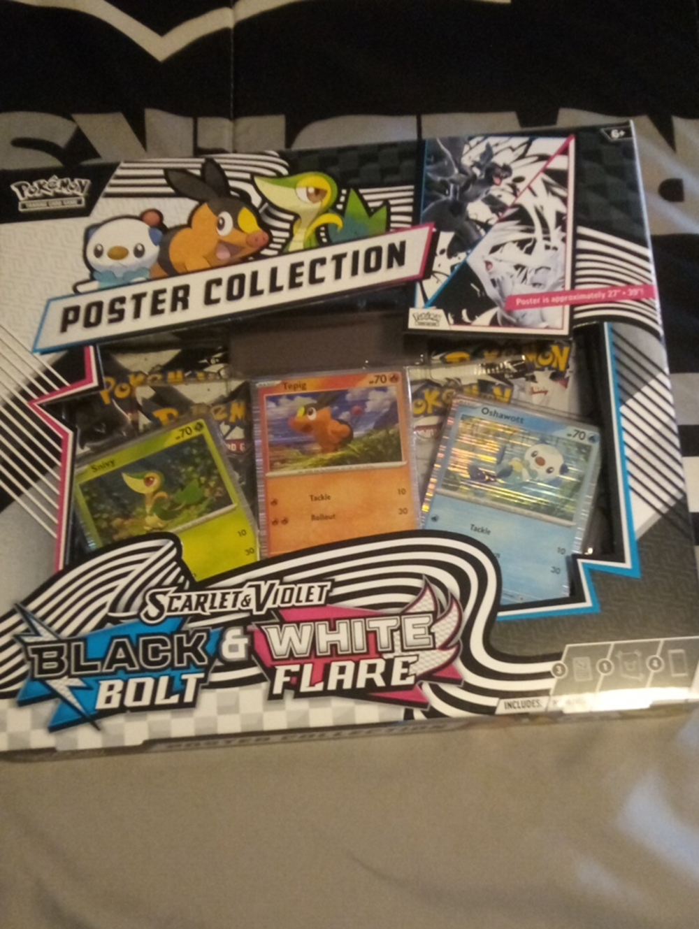 Pokemon Scarlet & Violet Black, White, Blue Poster Collection